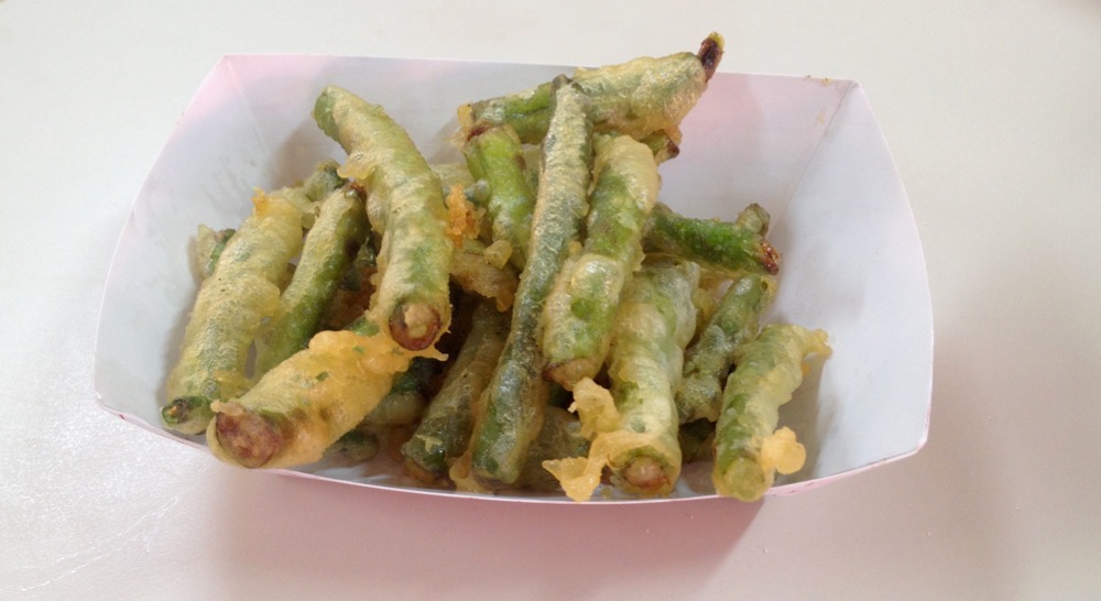 These long bean fries are a great alternative to the potato fries. 